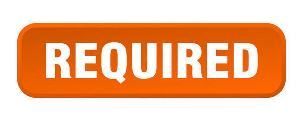 required button. required square 3d push button