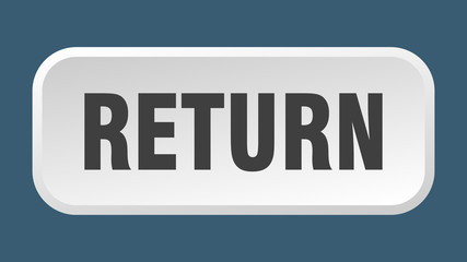 return button. return square 3d push button