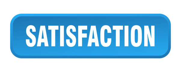 satisfaction button. satisfaction square 3d push button