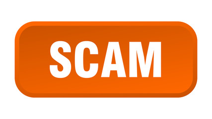 scam button. scam square 3d push button