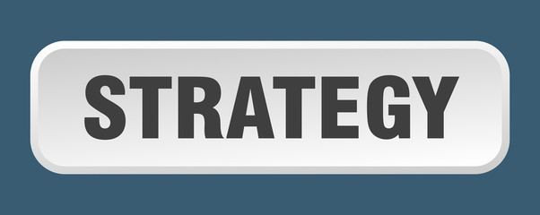 strategy button. strategy square 3d push button