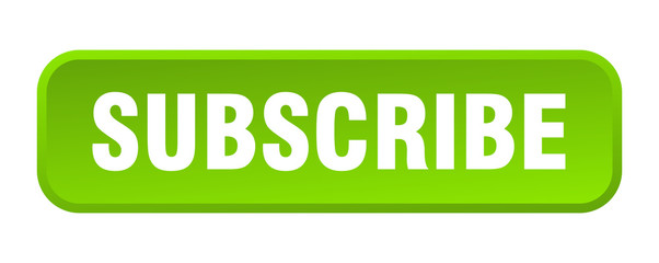 subscribe button. subscribe square 3d push button