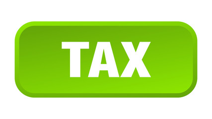 tax button. tax square 3d push button