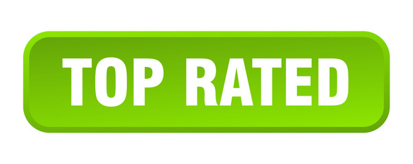 top rated button. top rated square 3d push button
