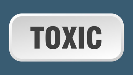 toxic button. toxic square 3d push button