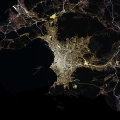 Map Marseille city. France - 334808147