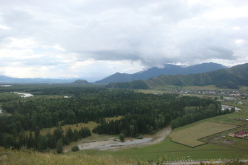 landscape in the mountains