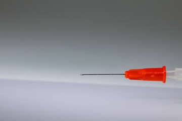 injection needle close-up