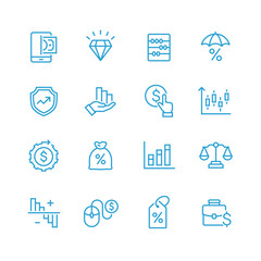 business and marketing icons set