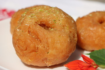 Balushahi or Balusahi, Indian traditional sweets, festival food