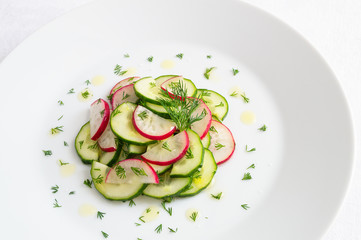 colourful spring salad 