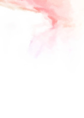 Abstract colorful watercolor on white background. Digital art painting.