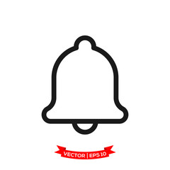 bell  vector icon in trendy flat style