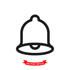 bell  vector icon in trendy flat style