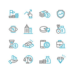 business and marketing icons set