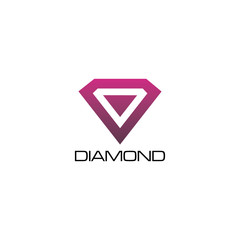 Naklejka premium Diamond logo icon design inspiration vector illustration