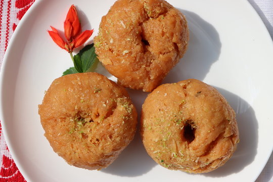 Balushahi or Balusahi, Indian traditional sweets, festival food