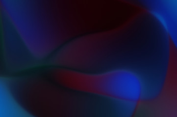 Abstract background. Fractal waves of magic energy and light motion. Colorful wallpaper template of glowing moving light shapes.