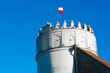 Zamek w Przemyślu flaga Polski © Heroc