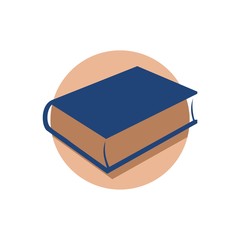 Book icon isolated on white background. Book icon design concep