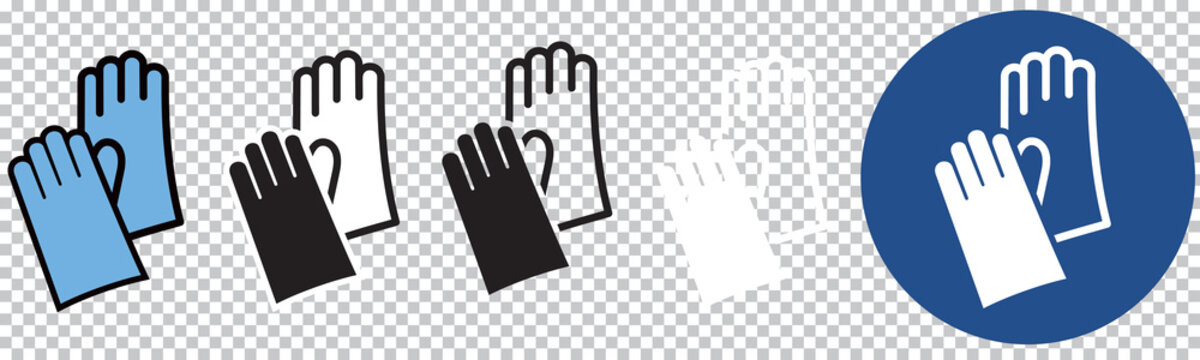IC&Ocirc;NE GANTS DE PROTECTION OBLIGATOIRES