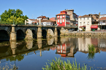 Roman bridge of Trajano in Chaves, Portugal