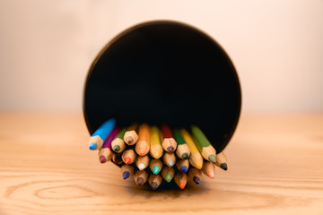 Lapices de colores,texturas,madera,pencil