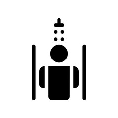 People Bath Bathroom Shower Icon, Logo, Vector