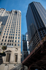 Fototapeta na wymiar The Civic Opera Building in Chicago