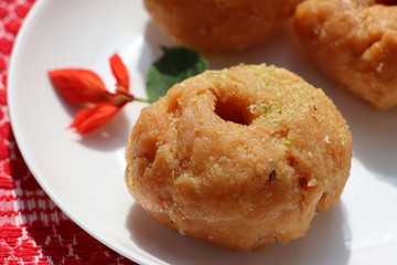Balushahi or Balusahi, Indian traditional sweets, festival food