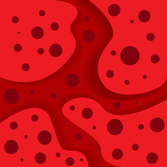 COLORFUL ABSTRACT PAPER CUT WITH CIRLCE FOR WALLPAPER BACKGROUND. COVER DESIGN. VECTOR ILUSTRATION