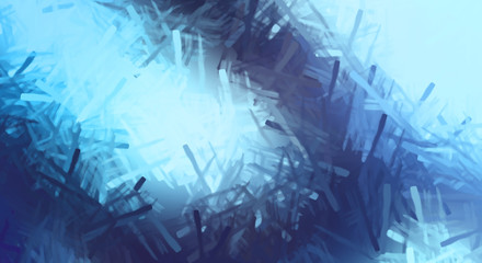 Brushed Painted Abstract Background. Brush stroked painting. Strokes of paint. 2D Illustration.