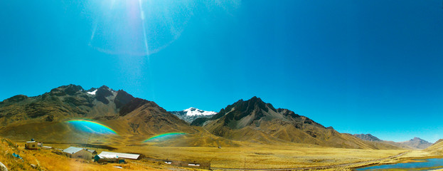  Mountains landscape near Puno - Peru