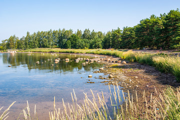 Coastal view of Tulliniemi, Hanko, Finland