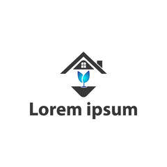 Resort and spa Boutique house vector logo template