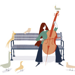 Música en el banco