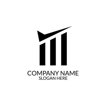 accounting logo design vector