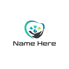 Optometric Group medical professionals eye care hospital Eye Surgery cataract treatment, patient care logo design template inspiration
