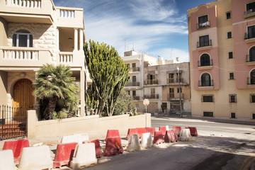 Obraz premium construction site in malta