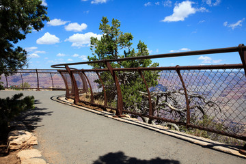 Arizona / USA - August 01, 2015: South Rim Grand Canyon landscape, Arizona, USA