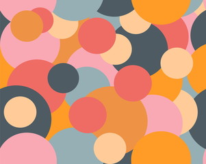 abstract seamless background with  round element