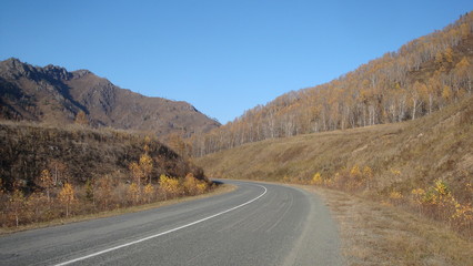 road in mountains