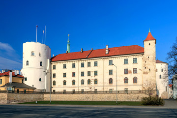Fototapeta premium Riga Castle or Rigas pils, Latvian government residence, official residence of the President of Latvia