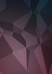 Obraz premium Polygonal background. Colorful wallpaper with geometric design. Digital 3d illustration.
