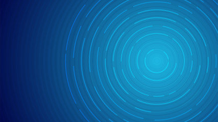Blue Circle Technology Modern Background