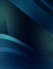 Obraz premium Fluid abstract background with colorful gradient. 2D illustration of modern movement.