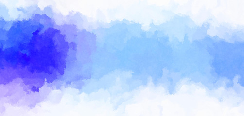 Fototapeta premium Watercolor painted background. Abstract Illustration wallpaper. Brush stroked painting. 2D Illustration.