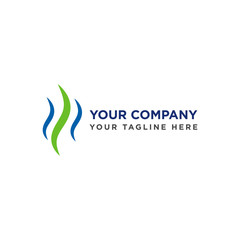 Obraz premium Company logo icon vector trendy