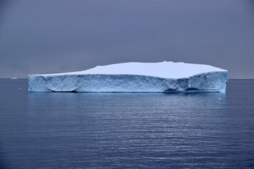 Fototapeta na wymiar Iceberg Reflection - Charlotte Bay , Antarctica 