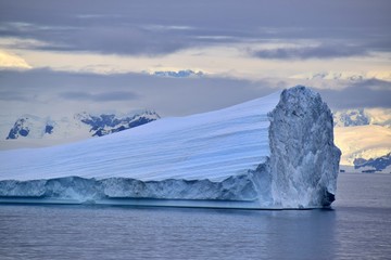 Iceberg Reflection - Charlotte Bay , Antarctica 